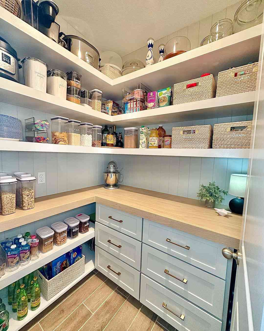 Small Pantry Kitchen Storage Ideas Spice Rack For Corner Cabinet 37 Corner Pantry Ideas That Maximize Space And Style