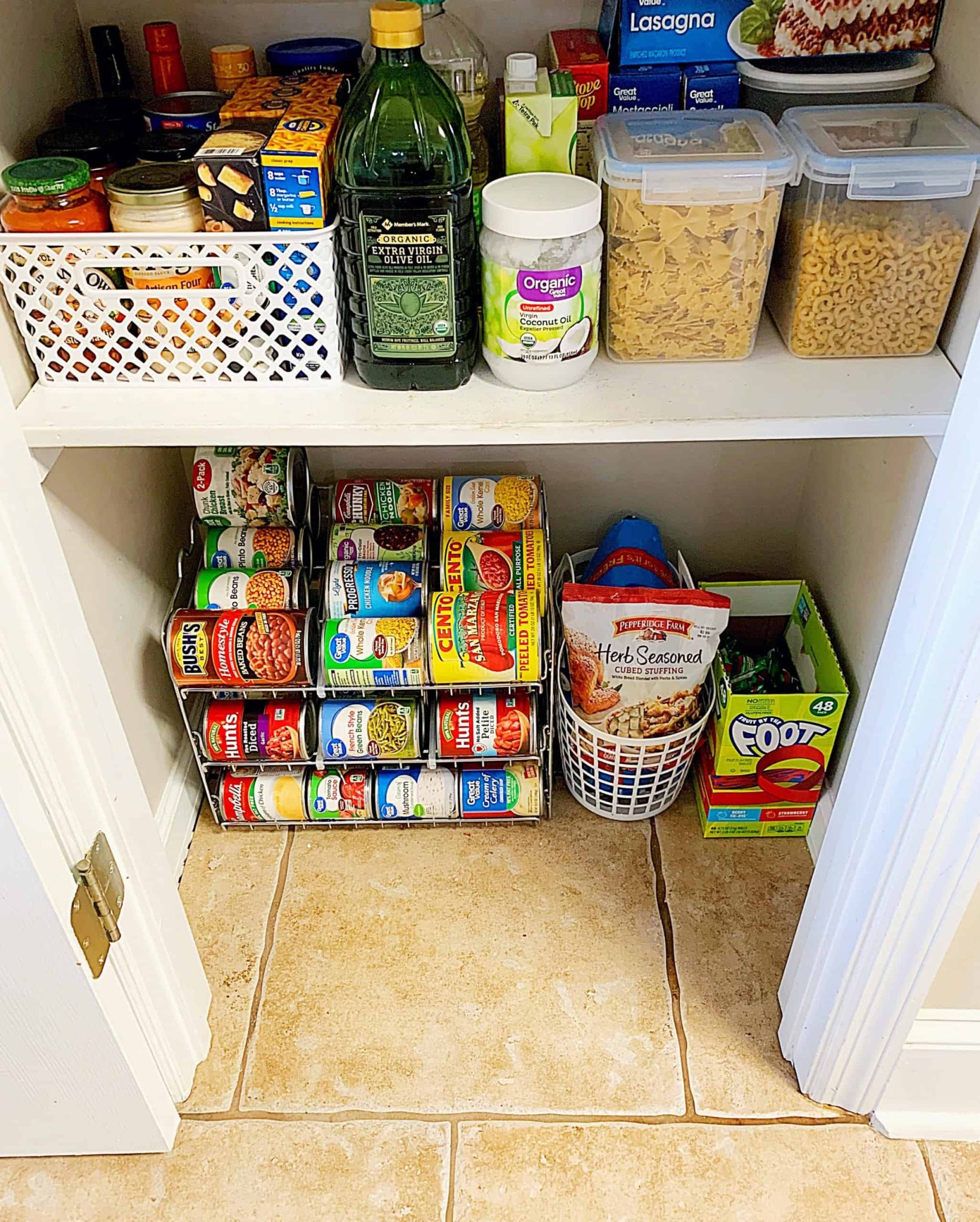 Small Pantry Organization Ideas (Pantry Makeover) - Kindly Unspoken
