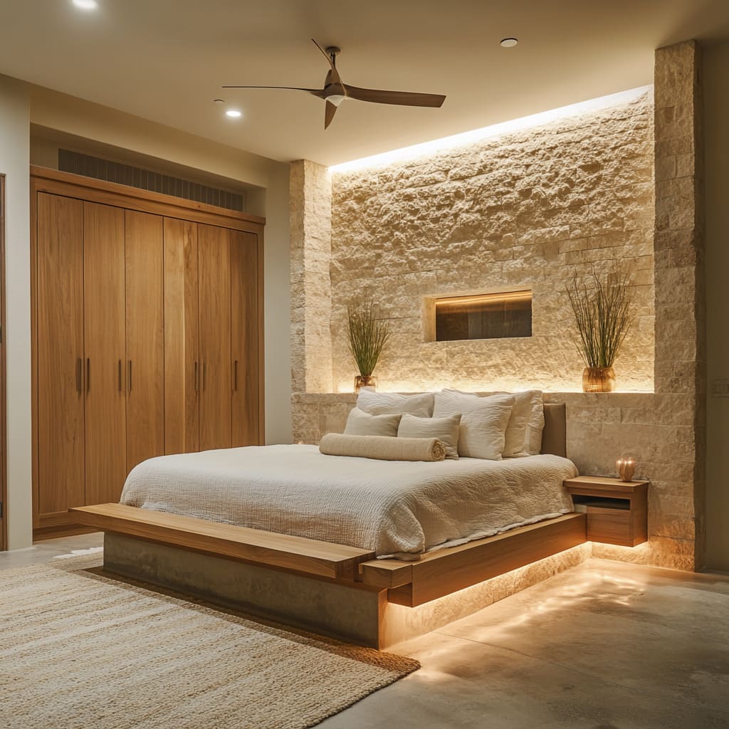 Spa-Inspired Basement Bedroom Design Ideas | FH