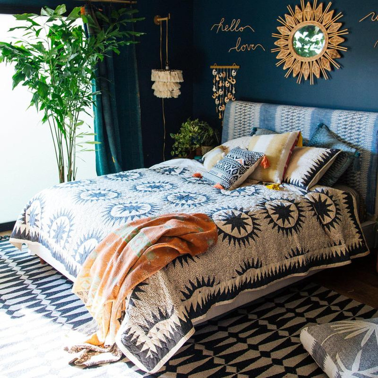These Blue Bohemian Bedroom Ideas Are As Soothing As They Come