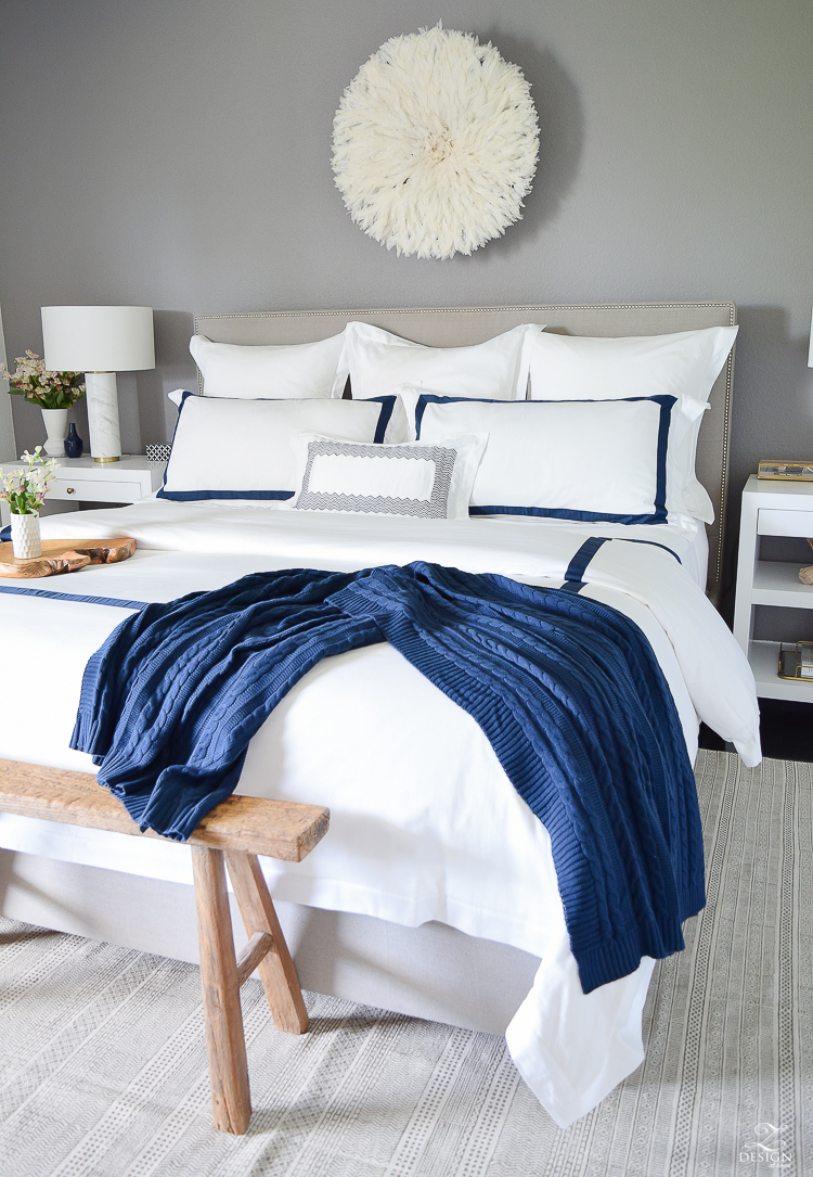 Transitional Modern (with a pinch of boho) Bedroom Reveal - ZDesign At Home