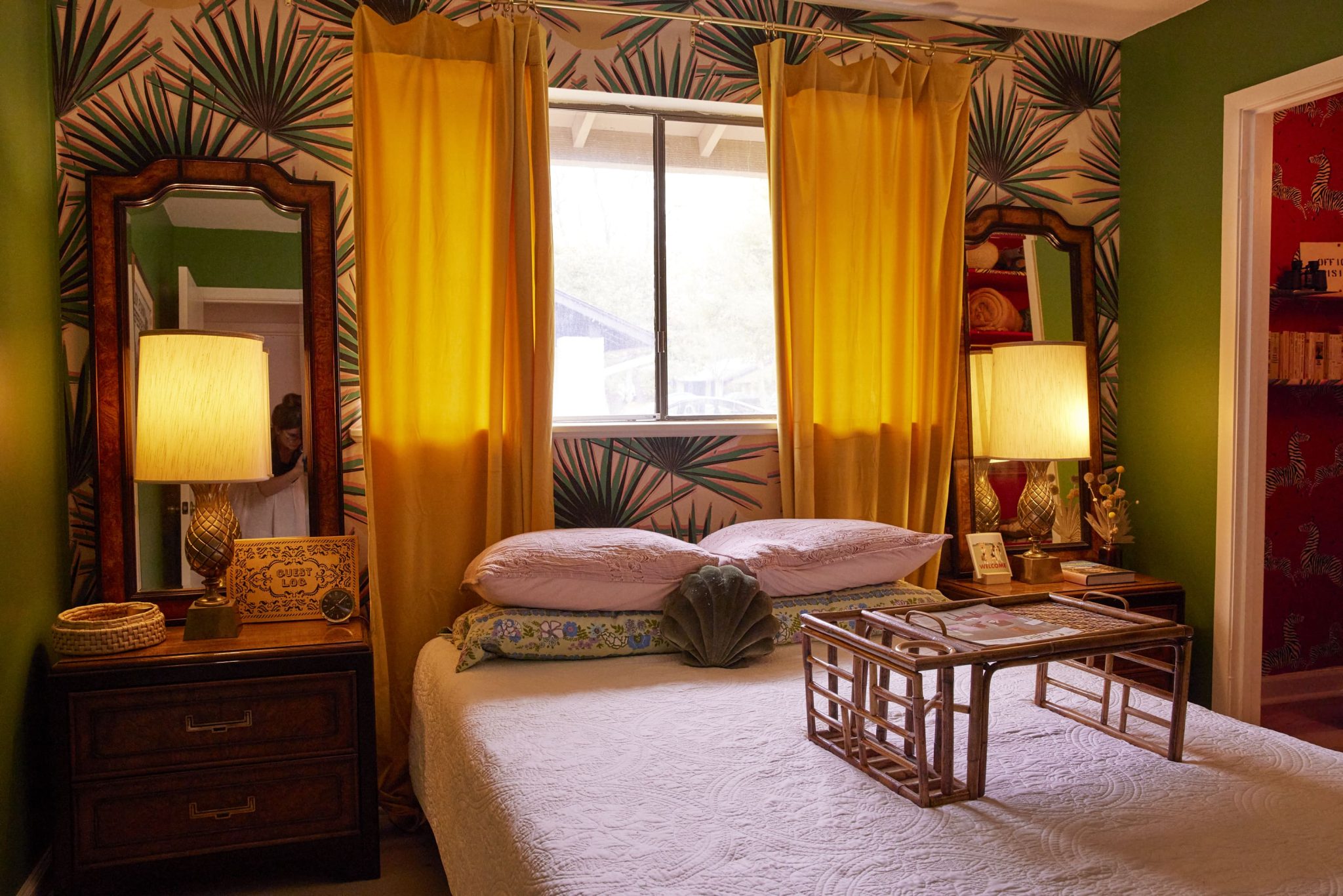Use Curtains Behind Your Bed for a Stunning Design Statement | Apartment Therapy
