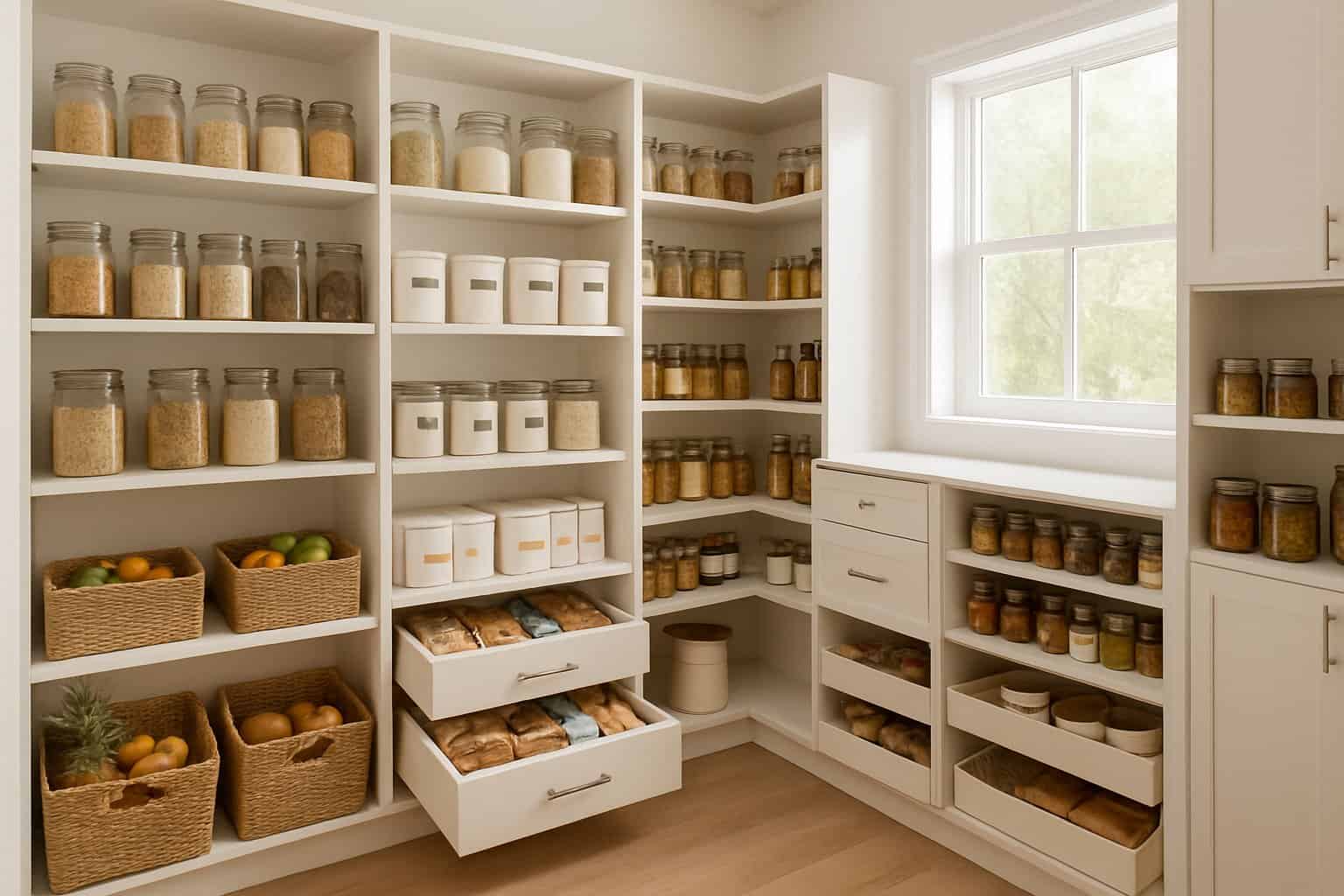 Walk-In Pantry Cabinet Solutions: Maximizing Storage and Organization in Modern Kitchens - Cabinet Makers