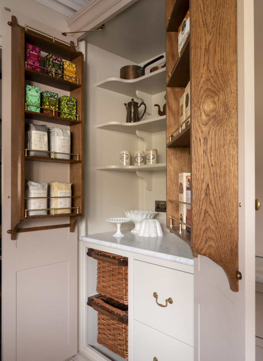 Walk-In Pantry & Larder Cabinets for English Country Kitchens - Guild Anderson