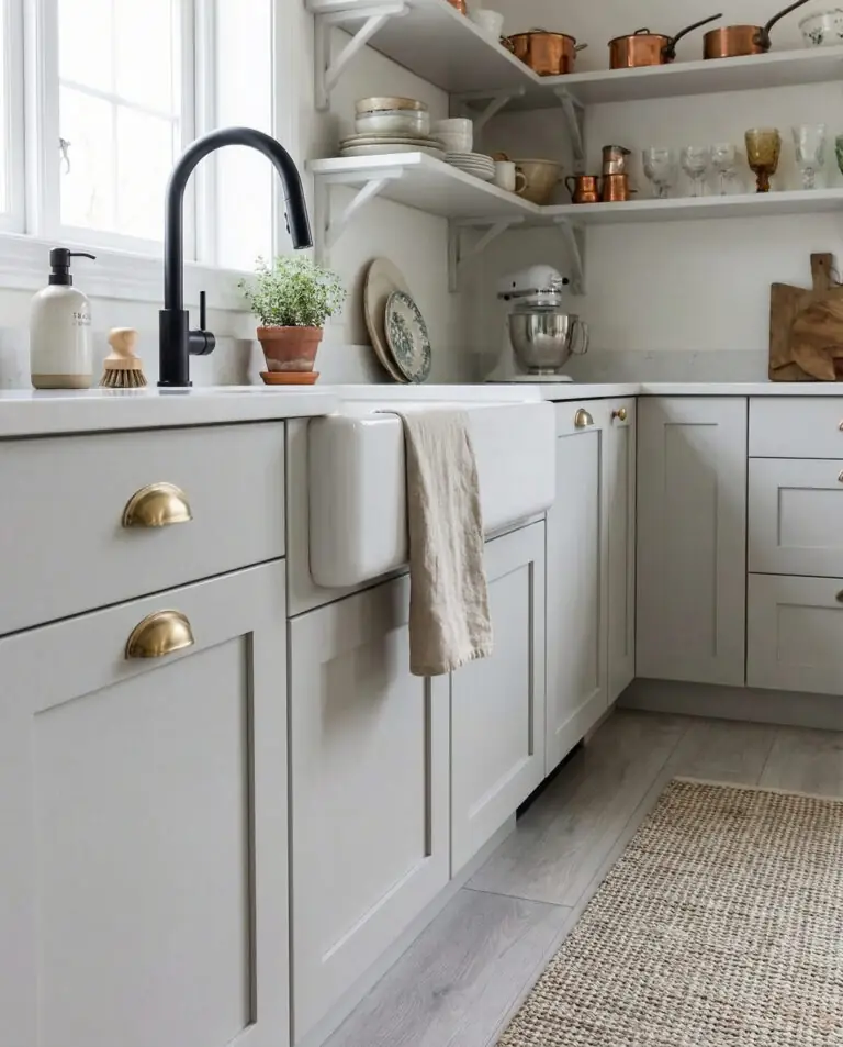 What Color Kitchen Cabinets Go With Gray Floors? (2026 Guide) - Hackrea