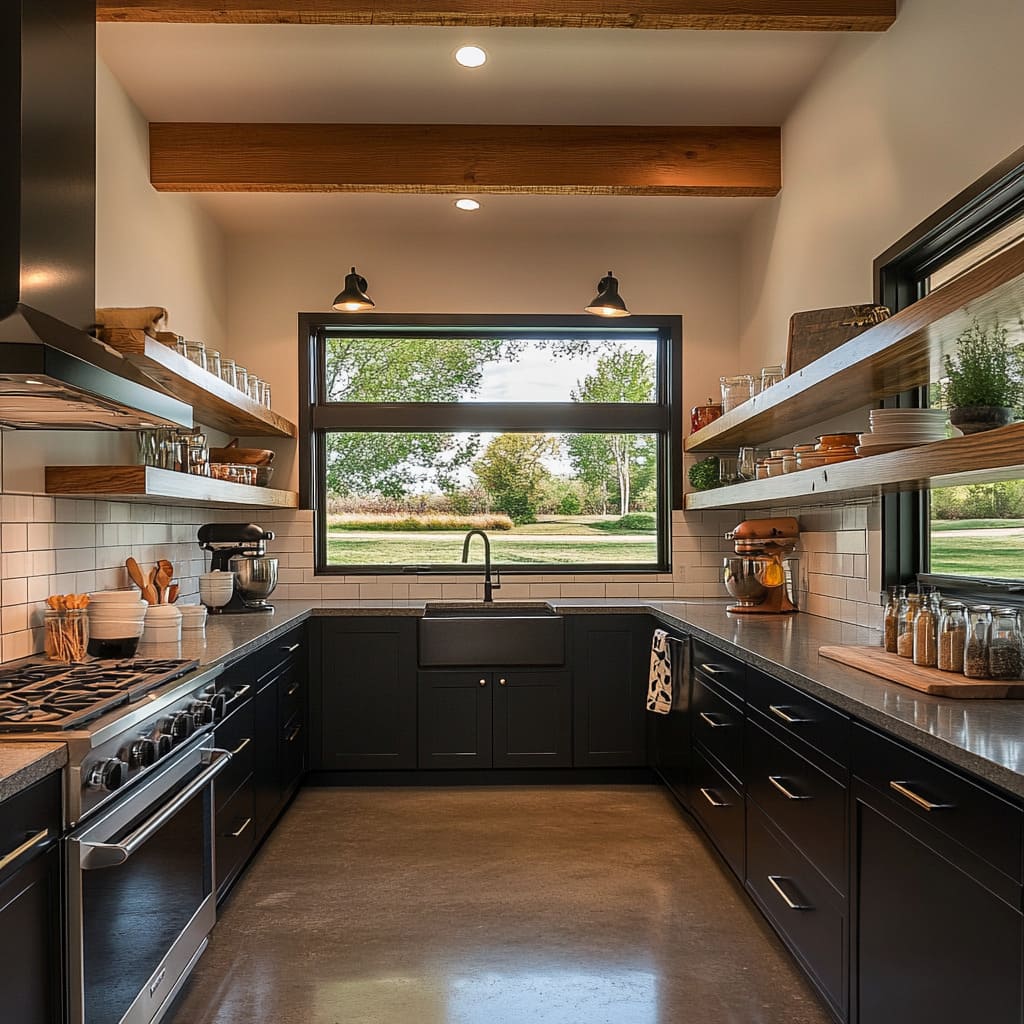 Why Black Farmhouse Kitchens Work: Style, Layout & Materials