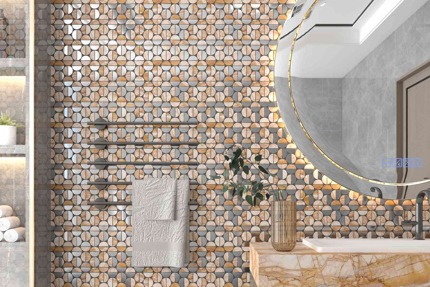 11 Bathroom Tile Trends to Try in 2024, From Black Marble to Mosaic