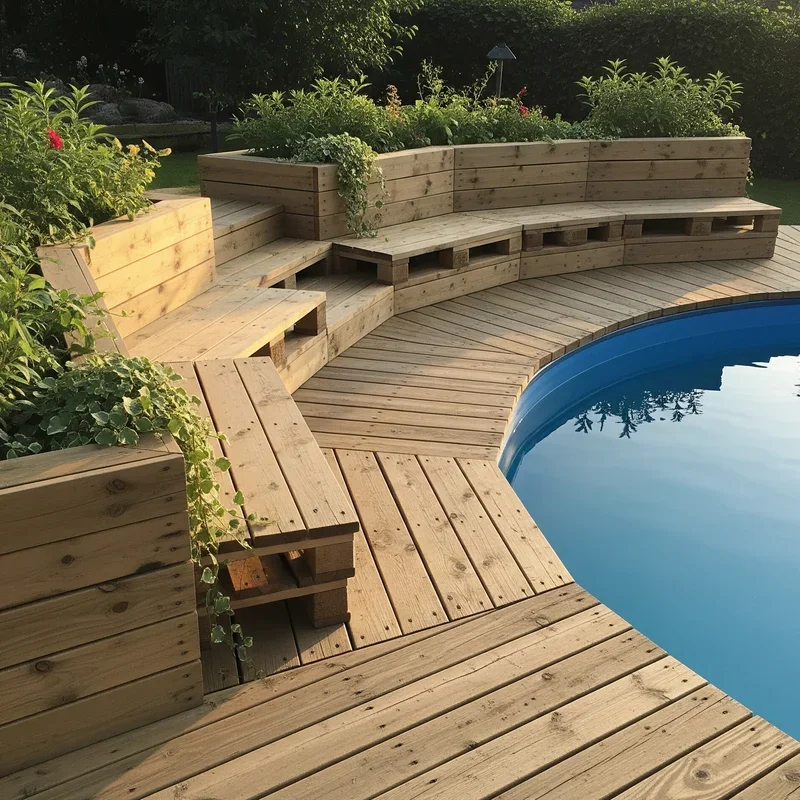 15 Above Ground Pool Deck Ideas on a Budget Design