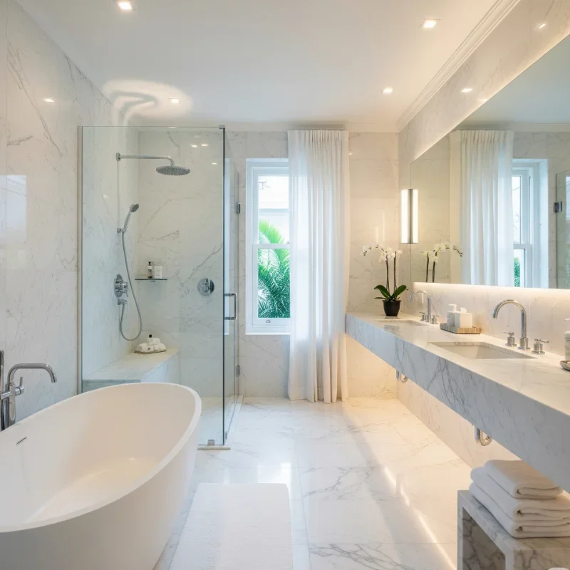 15 Marble Bathroom Ideas for a Luxe Look at Home