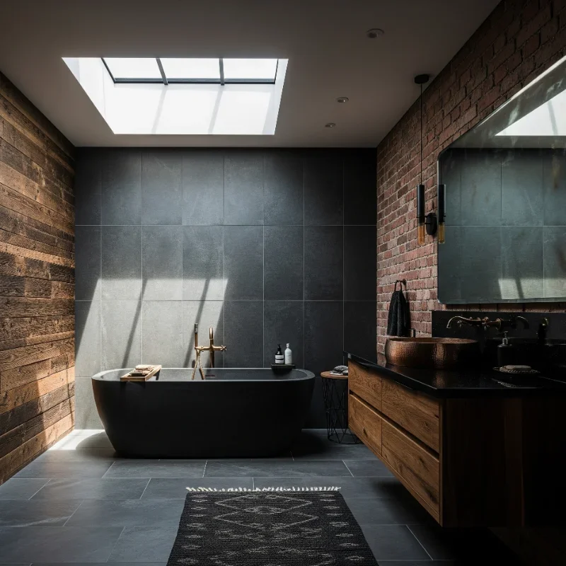 15 Moody Bathroom Ideas to Embrace the Dark Side
