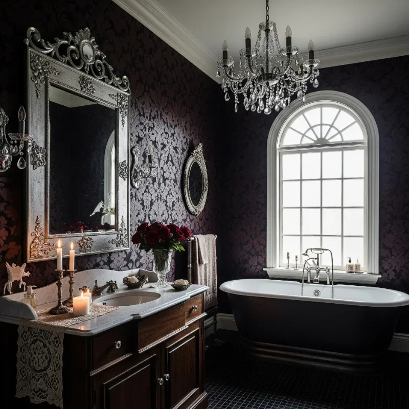 15 Moody Bathroom Ideas to Embrace the Dark Side