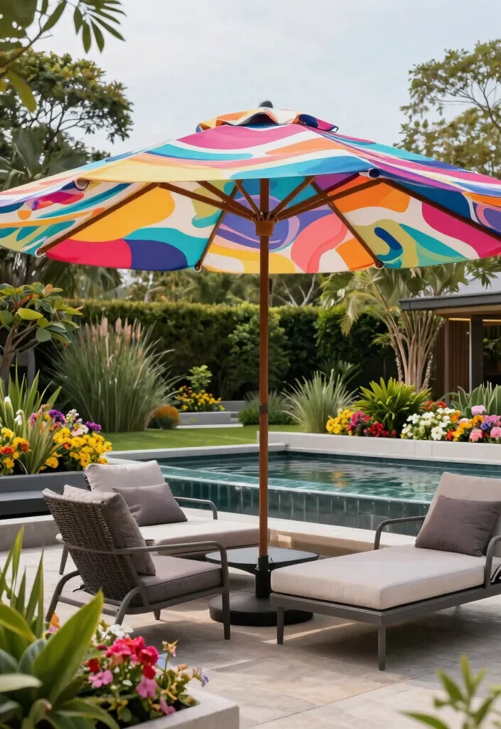15 Patio Umbrella Ideas That Stay Put in Wind Without Tipping Over - Craft Boom