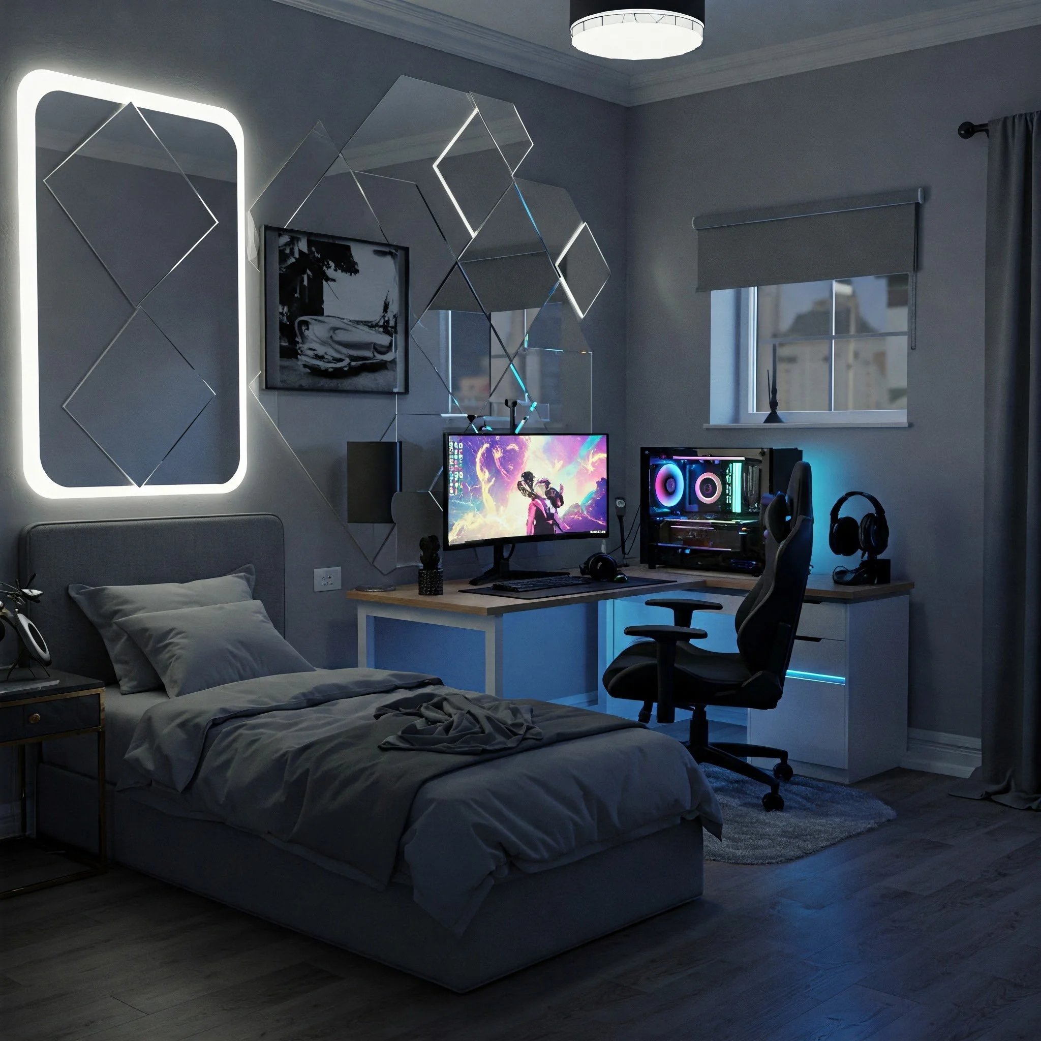 15 Small Bedroom Gaming Room Ideas for Gamers