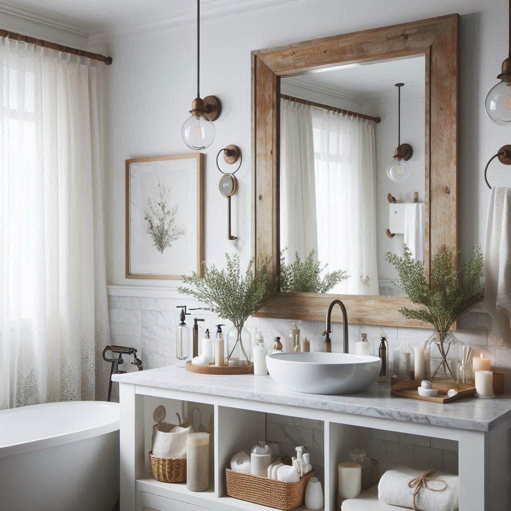 15 White Modern Farmhouse Bathroom Ideas for Timeless Style