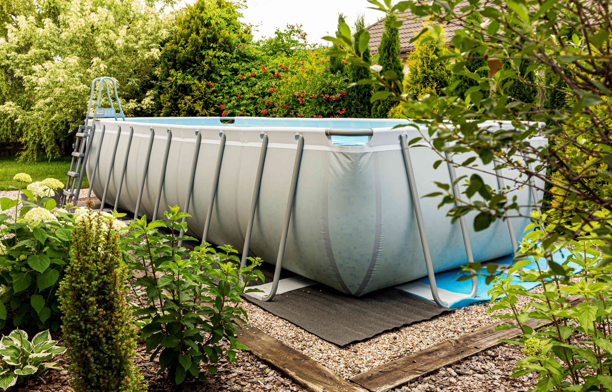20 Above-Ground Pool Landscaping Ideas From Minimal to Lush