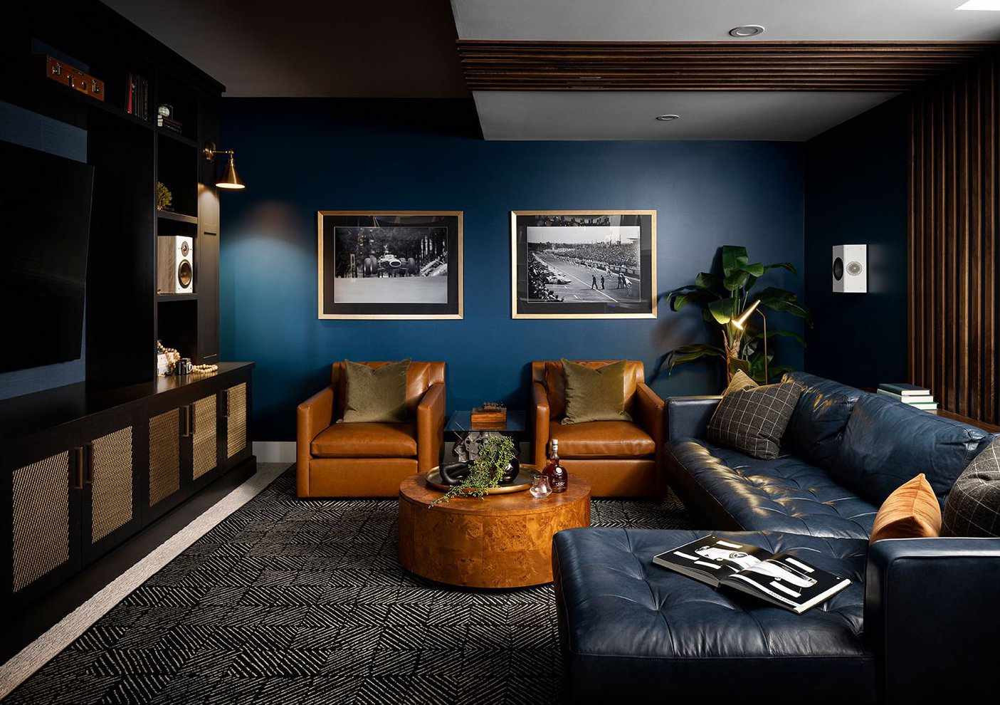22 Navy Blue Accent Wall Ideas