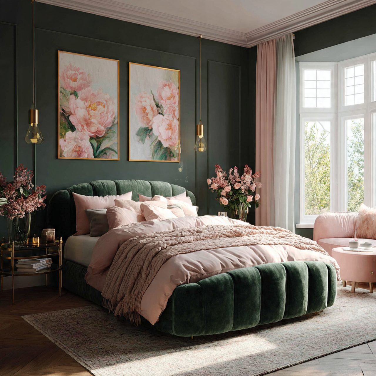 27 Luxury Dark Green Bedroom Ideas For Clam & Cozy Space