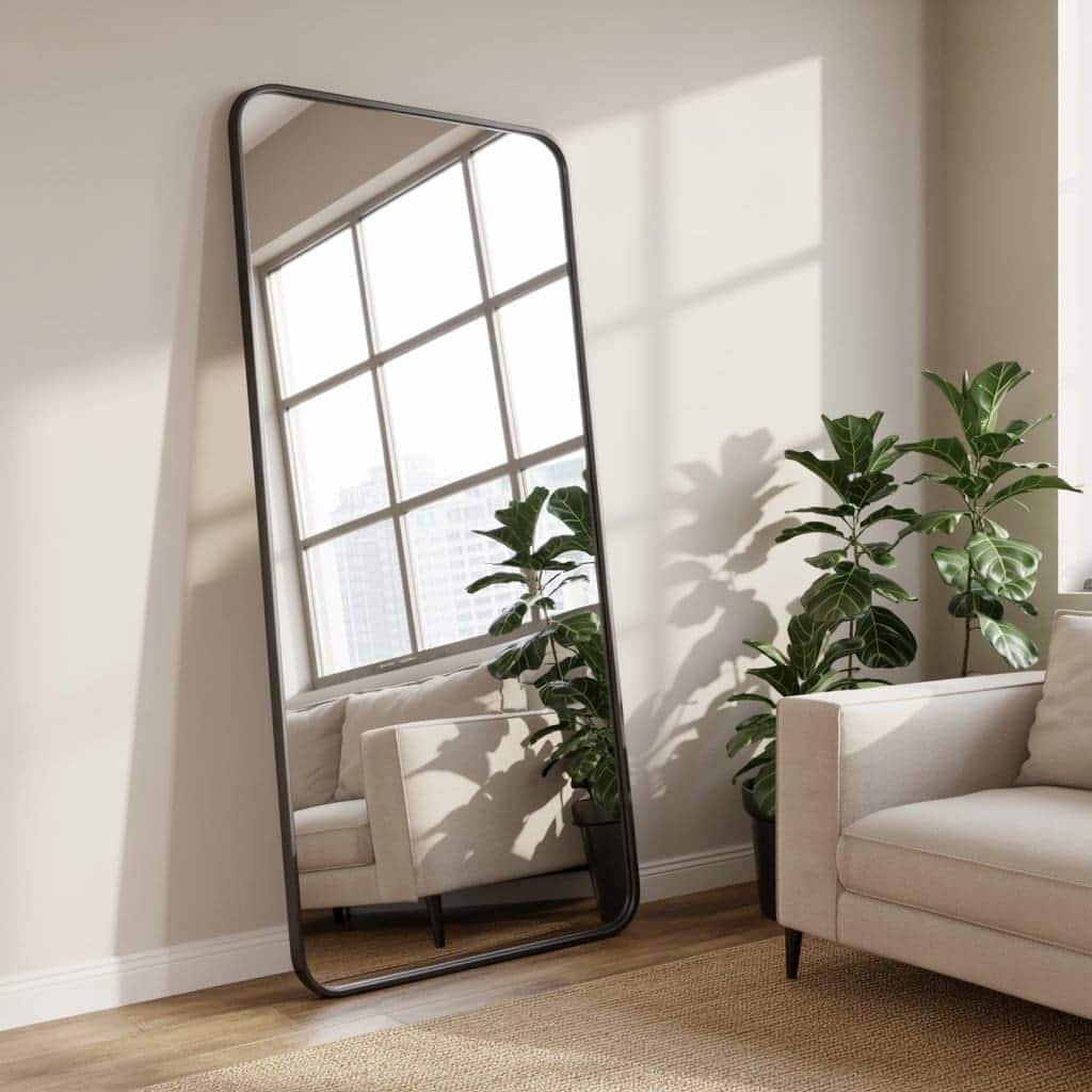 5 Oversized Floor Mirrors That Brighten UK Rooms
