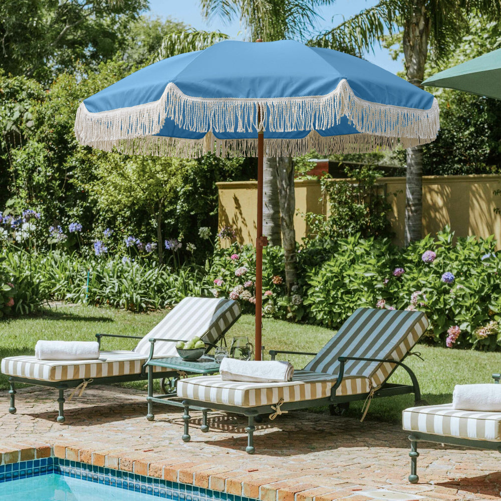 7ft fringe umbrella | AMMSUN Beach Umbrella