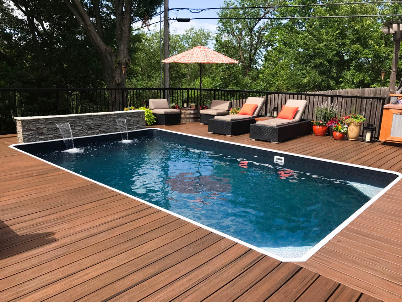Above Ground Pools Gallery - Custom Above Ground Pools by AquaStar