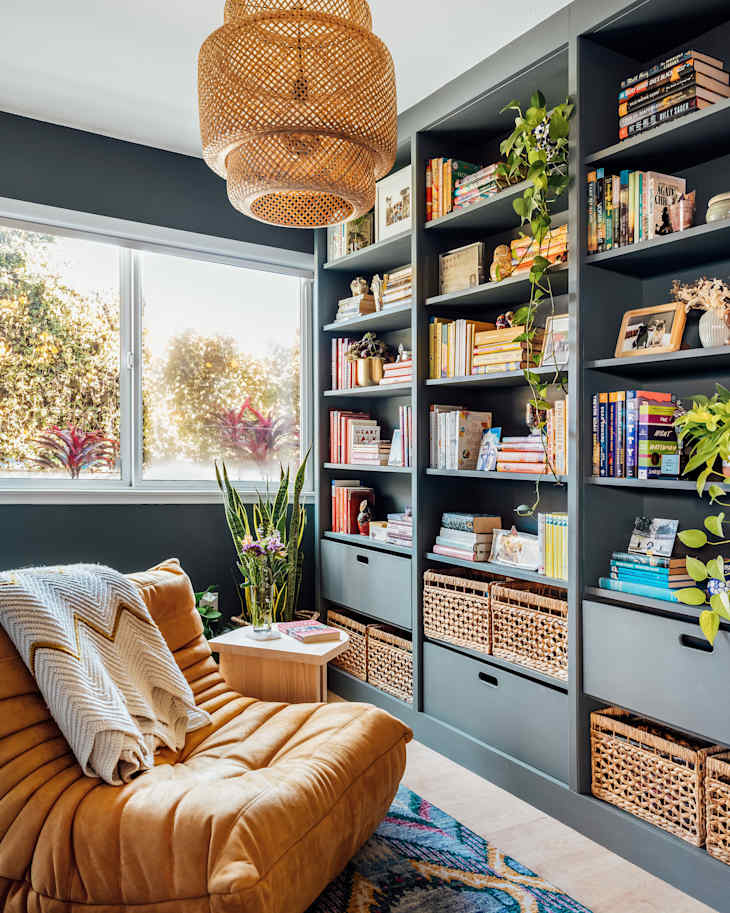 An IKEA Hack Transforms a “Wasted Space” Into a Dreamy Book Nook | Apartment Therapy