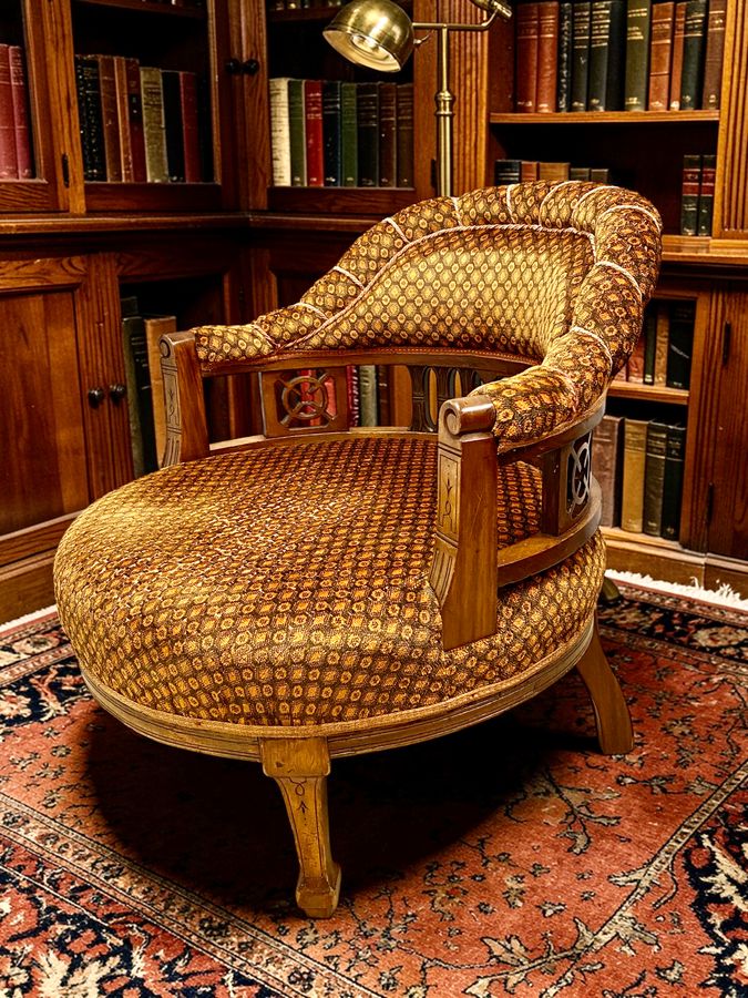 Antique Late Victorian /early Edwardian tub chair | ANTIQUES.CO.UK |