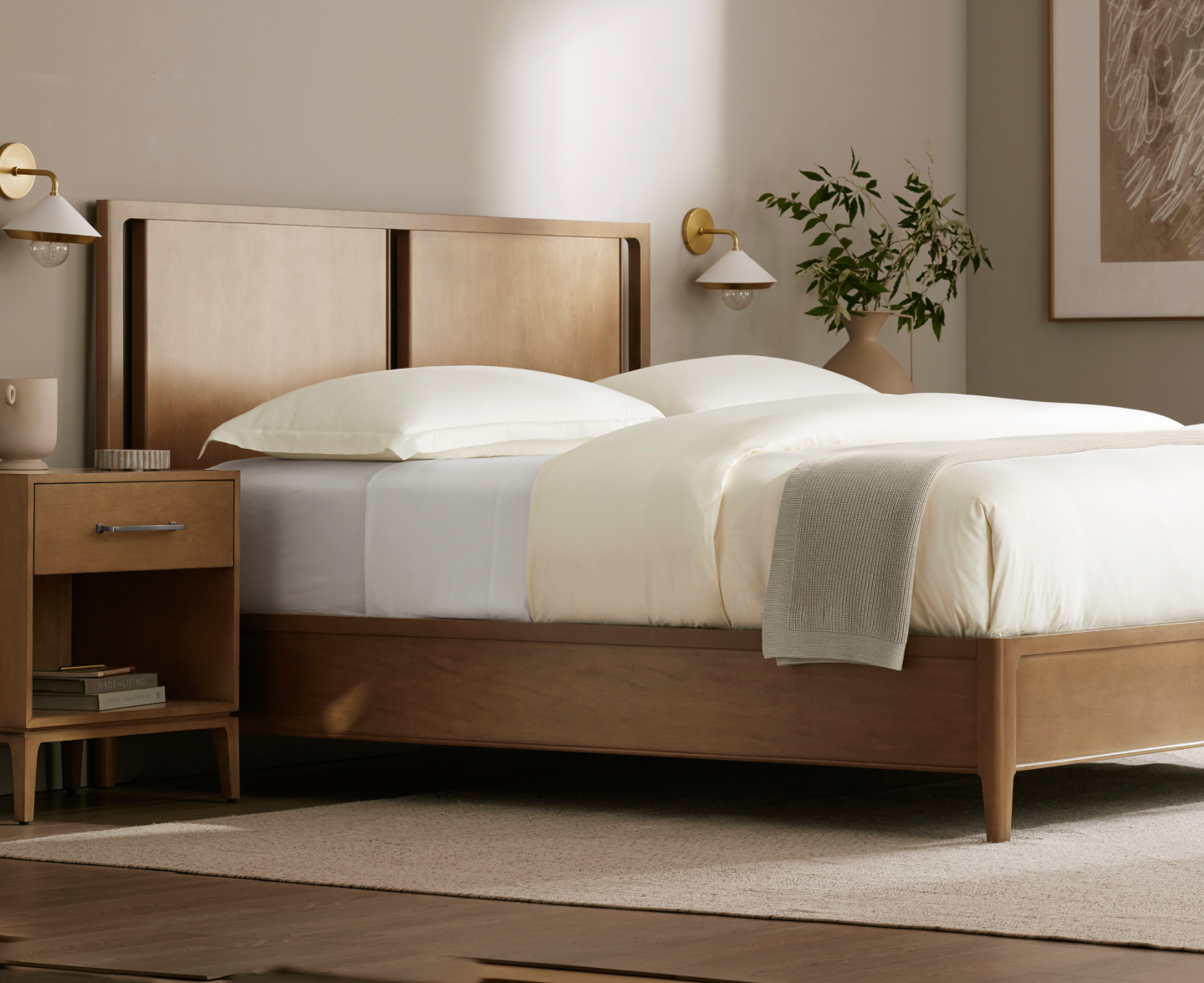 Artisan Wood Frame Bed: Refined Design | Boll & Branch