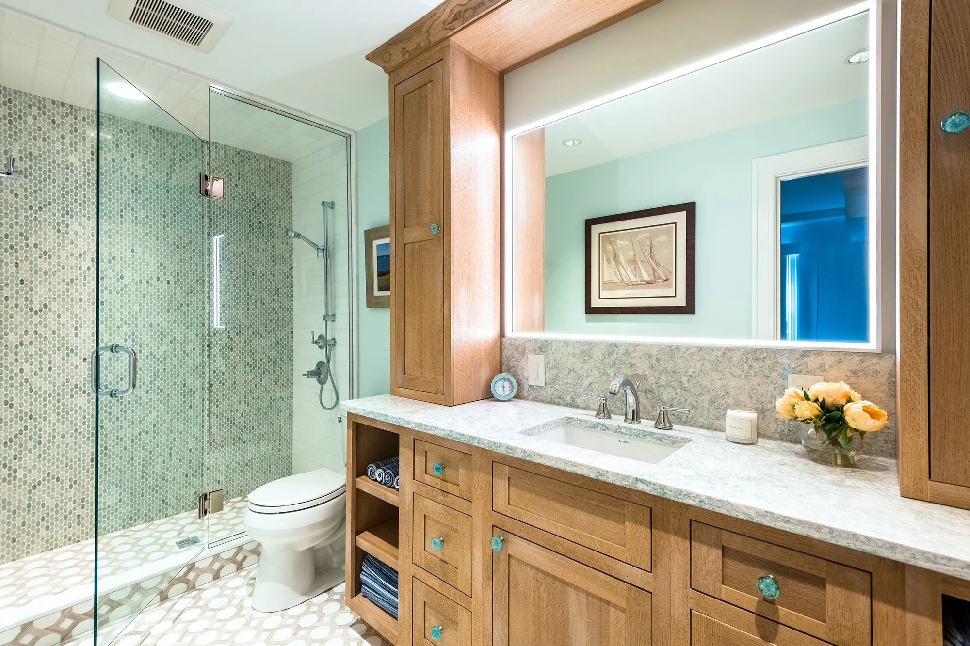 Bathroom Blues — Maloney Interiors