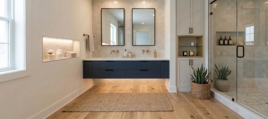 Bathroom Shelving and Storage Ideas: 2026 Edition | DreamMaker Bath & Kitchen Blog