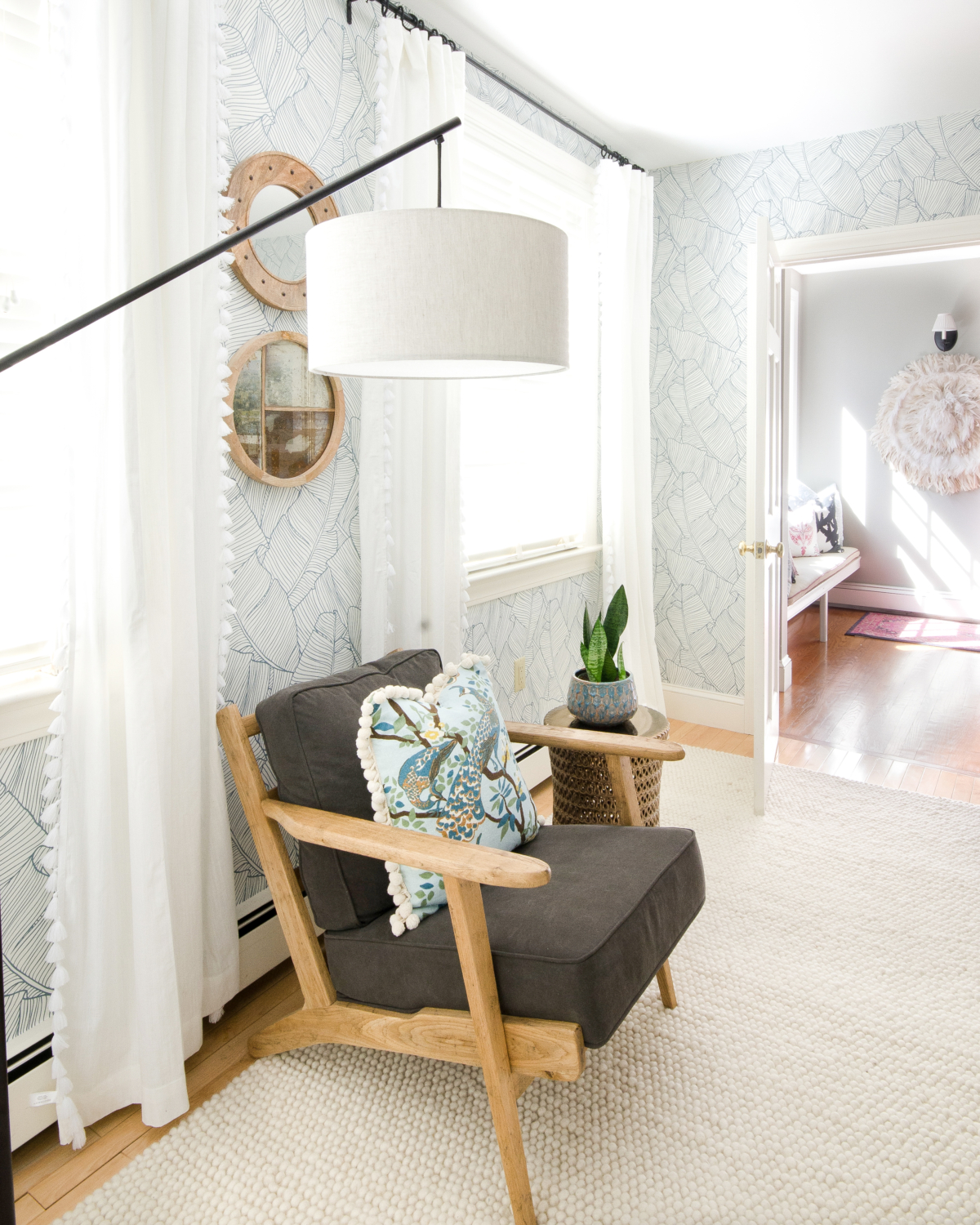 Blue, Green, and White Bedroom - The Chronicles of Home