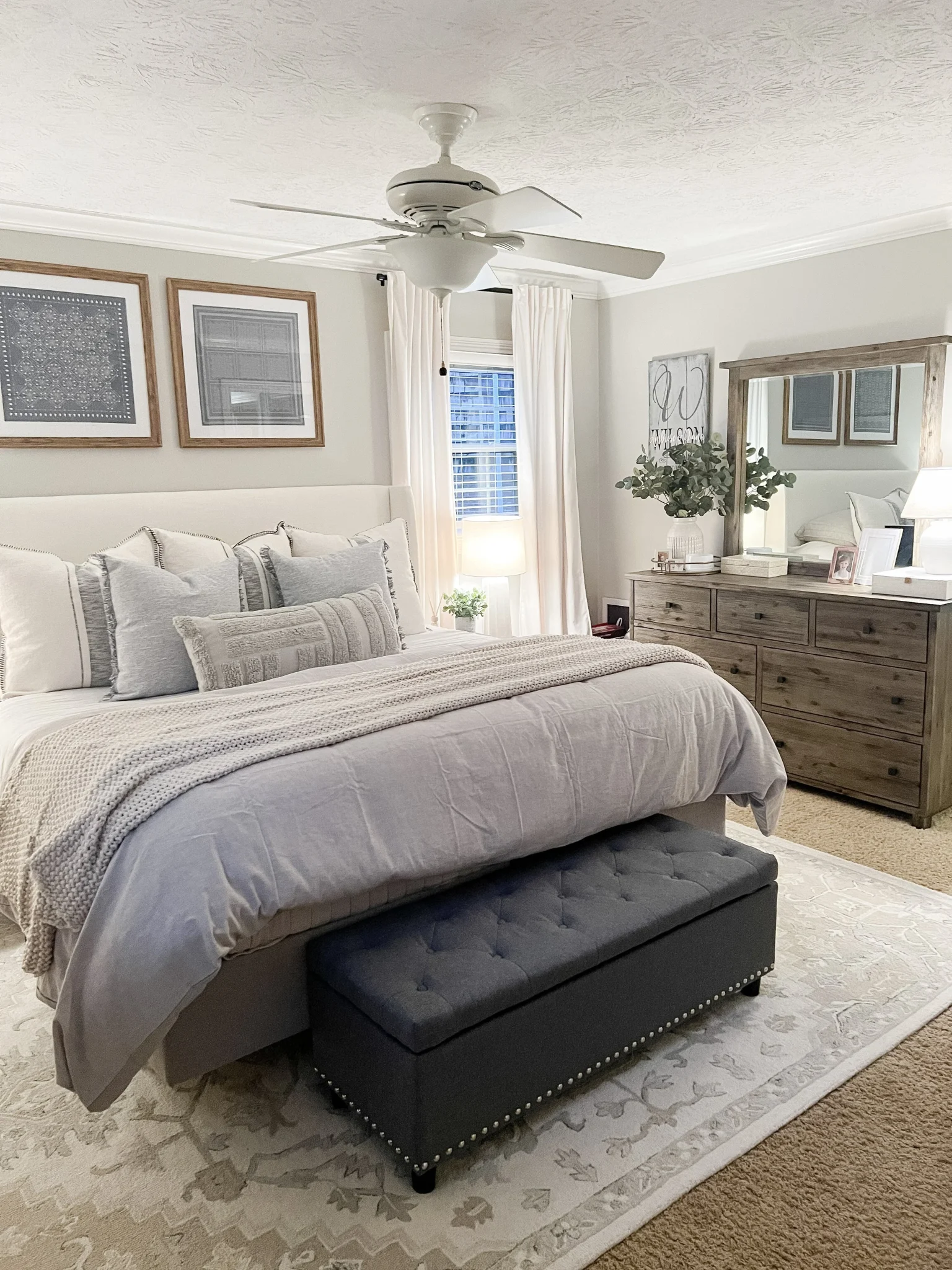 Bright + Cozy Master Bedroom Makeover — Gathered Living