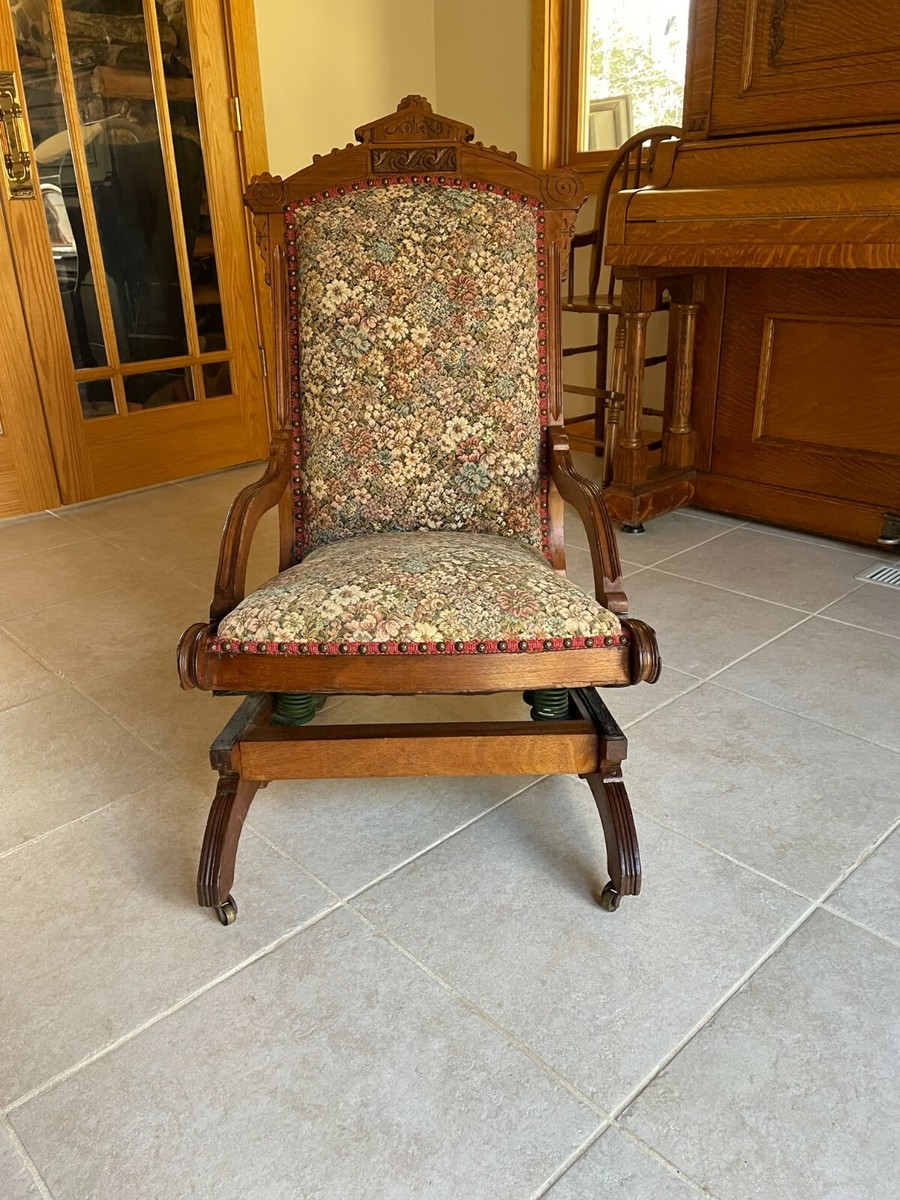 Chair Makeover Vintage Spring Rocking Chair Chair Makeover Antique Rocking Chair With Springs Antique