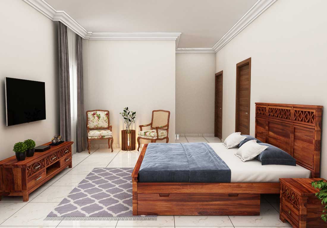 Conventional Style Spacious Master Bedroom