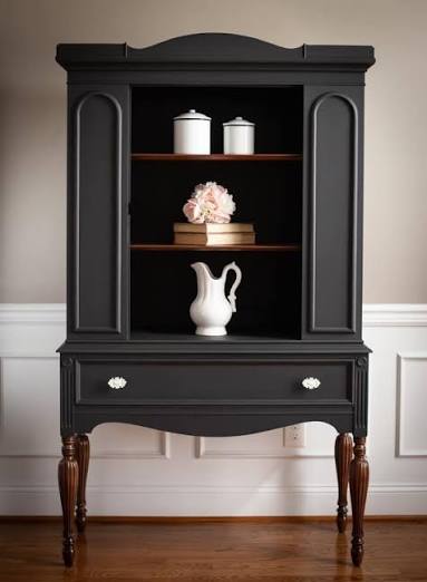 Custom 'Graphite Gray' Hutch | General Finishes Design Center