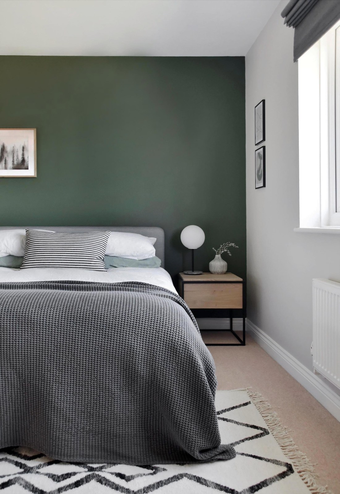 Design project | A restful green bedroom |