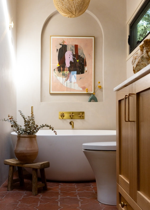 earthy natural bathroom ideas for timeless serenity