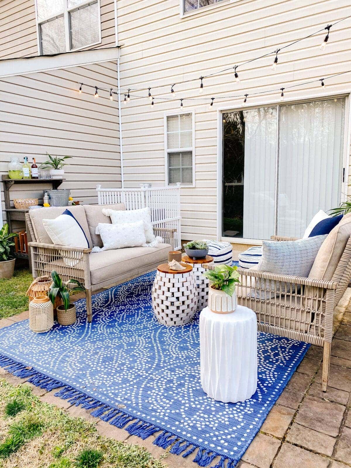 Easy DIY Patio Ideas on a Budget - Bless'er House