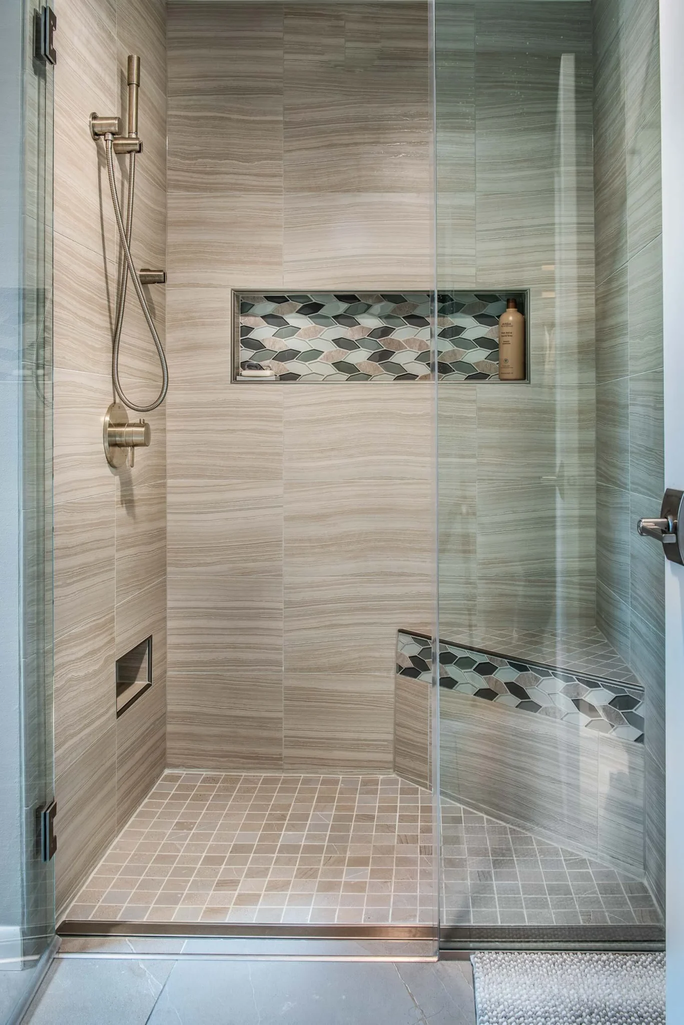 Eclectic Contemporary Bathroom Remodel — Degnan Design-Build-Remodel