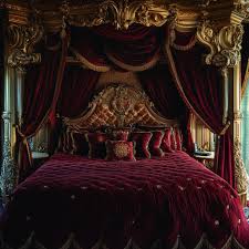 Free Luxurious Canopy Bed Image - Luxury, Velvet, Canopy | Download at StockCake