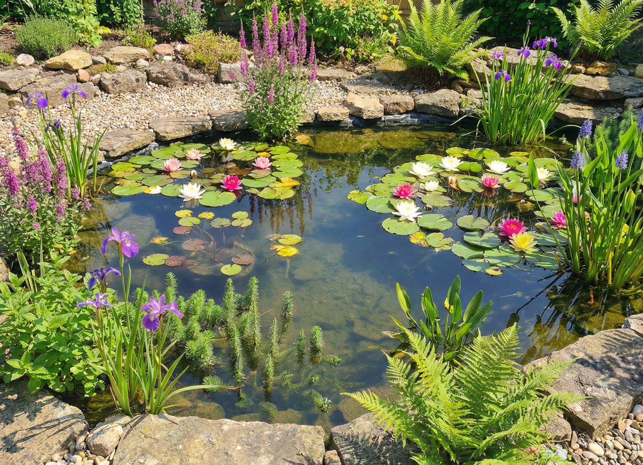 Garden Pond Examples - Fish Pond Inspiration & Tips | vdvelde.com