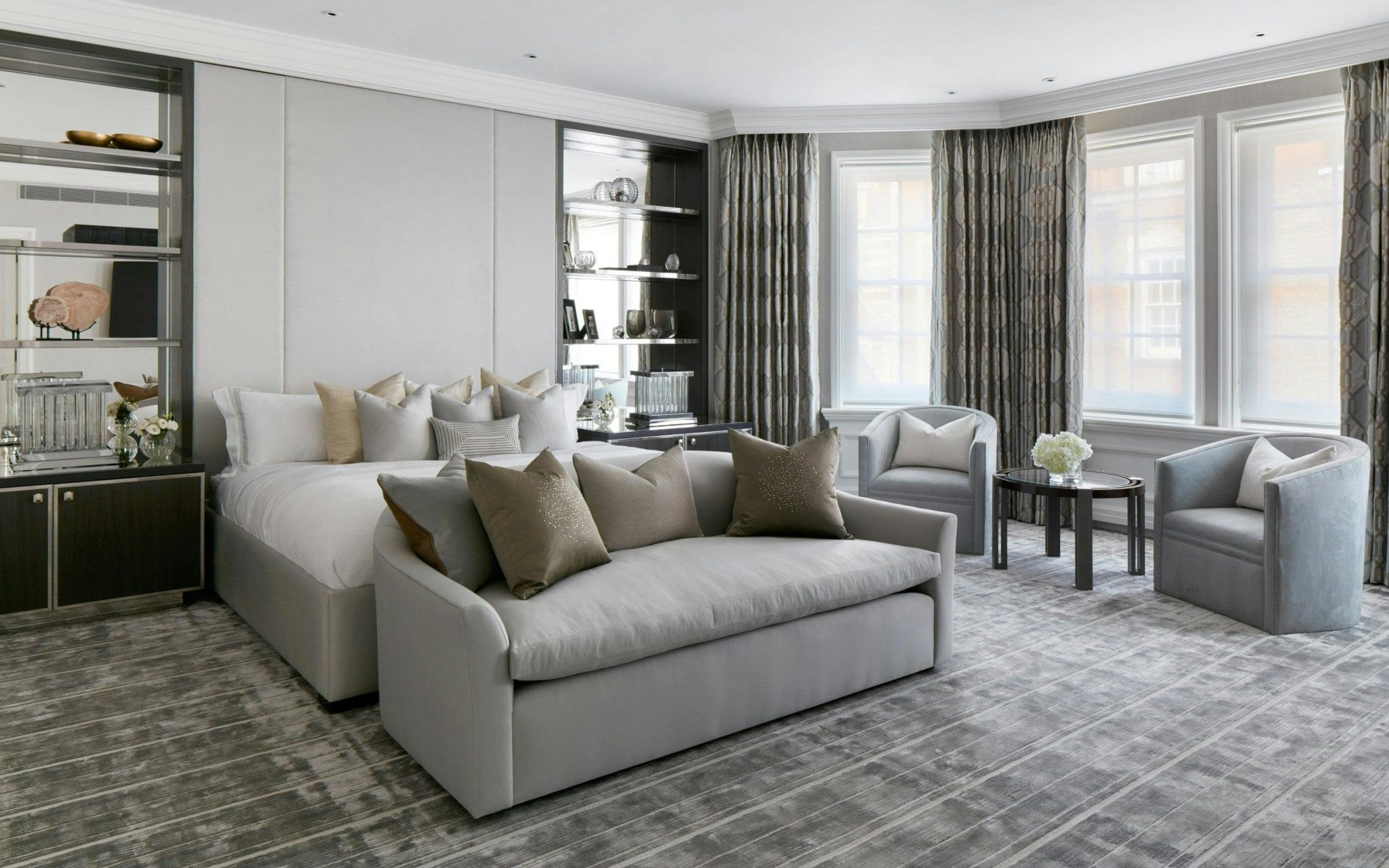 Grey Bedroom Ideas | Grey Bedroom Colour Schemes | LuxDeco