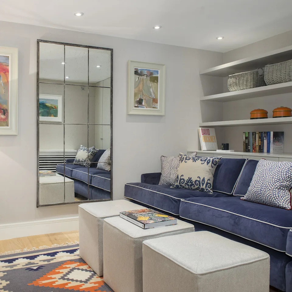 How to make a small living room look bigger with mirrors - clever design tips to open up your space - Yahoo Life UK