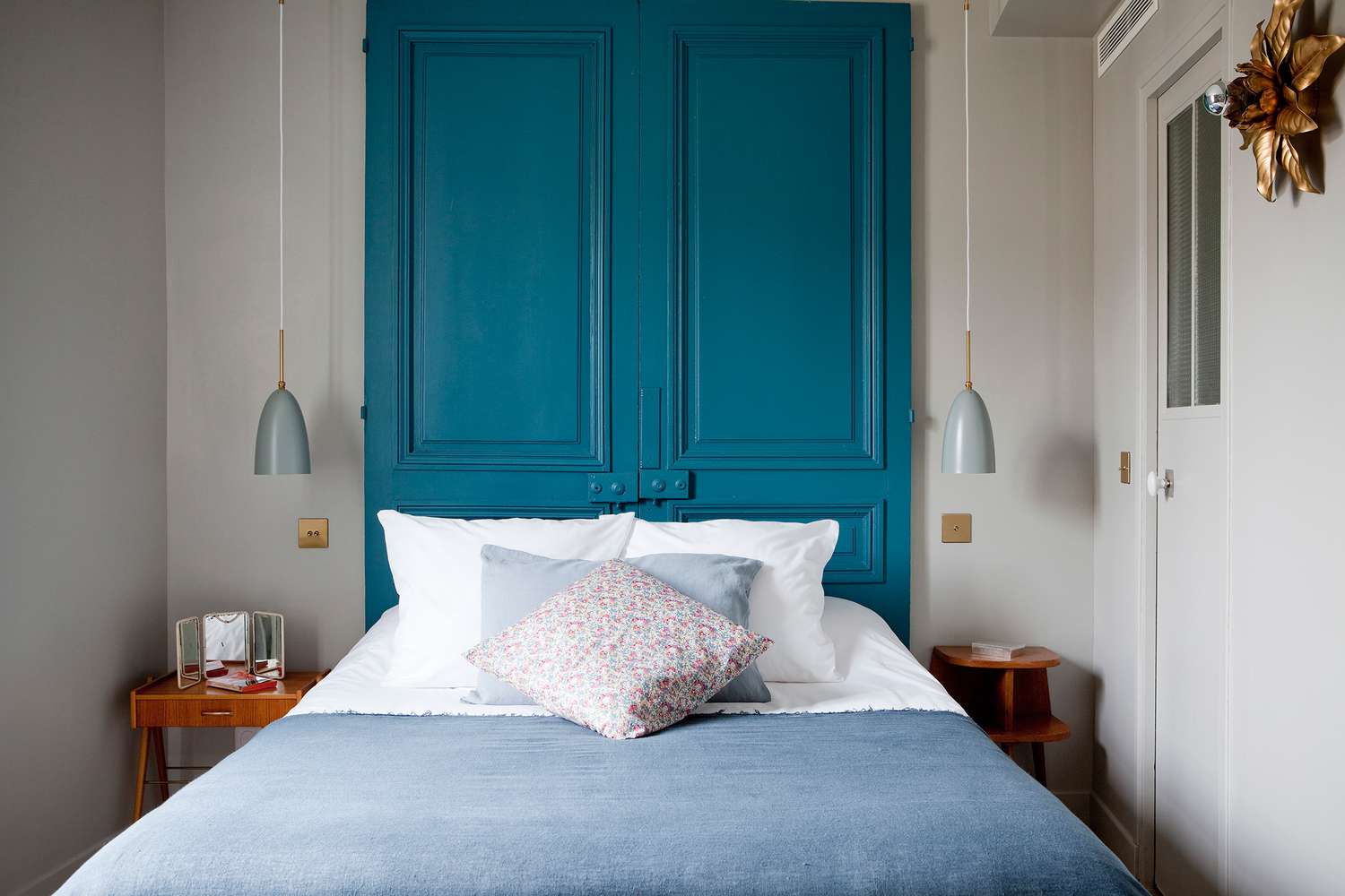 How to Style Mismatched Nightstands