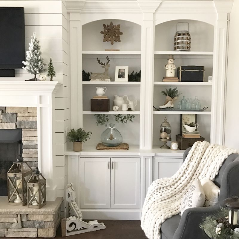 How to style simple book shelves