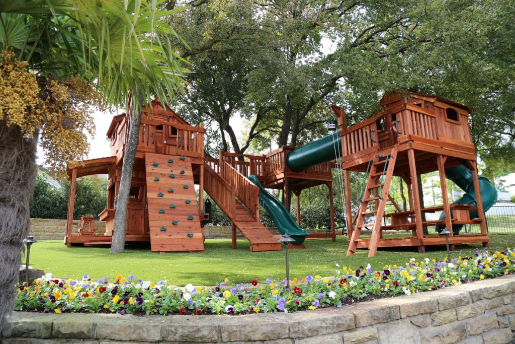 Kids Playhouses Fisher Price Backyard Treehouse Playhouse Kids Playground Ideas Wooden Playground Plans Playset Plans Diy