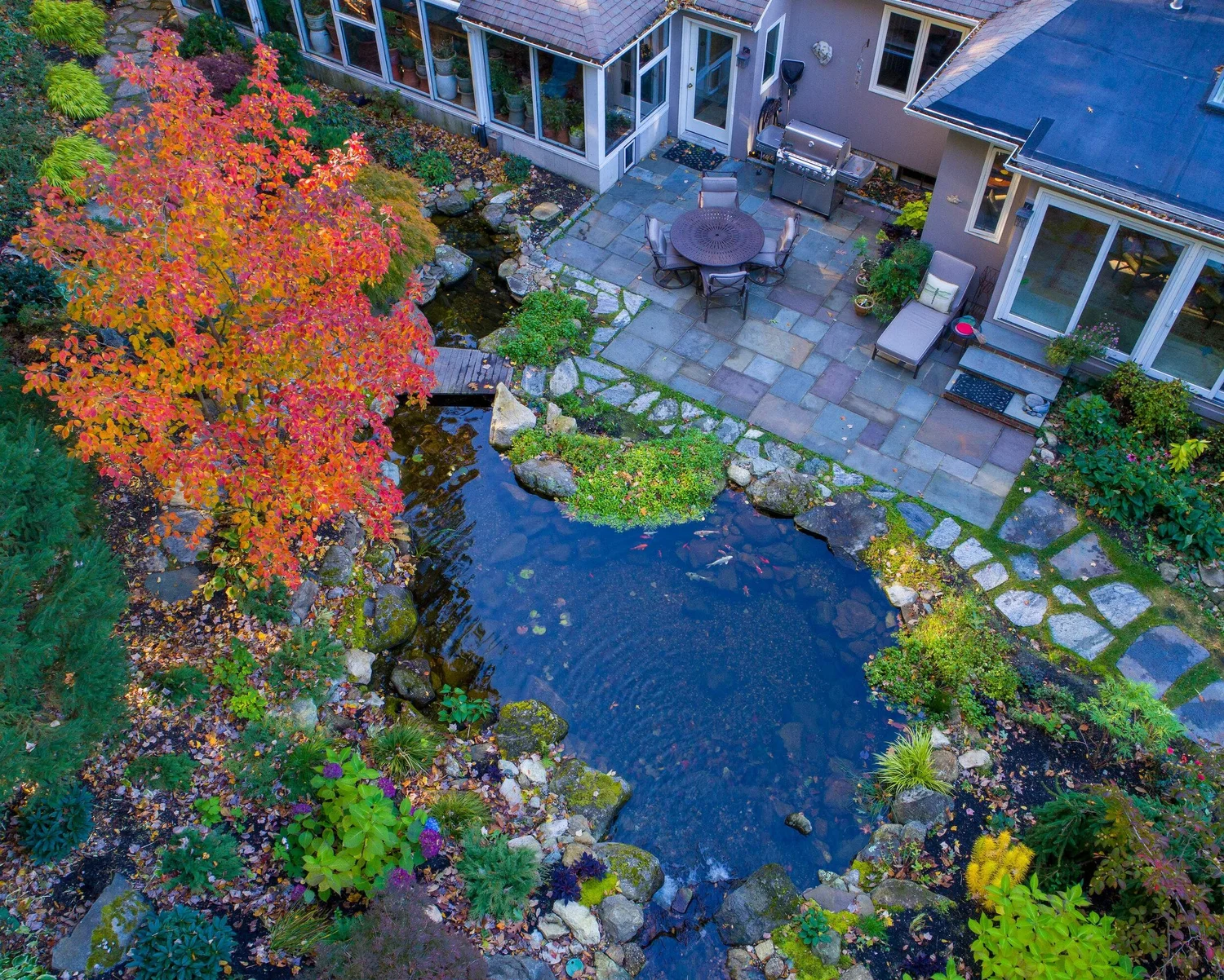 Koi Ponds — FallingWater Scapes :: Landscape Design & Construction, Water Feature Designer & Builder, & Certified Aquascape Contractor In Boston Massachusetts :: Backyard Water Features Boston, Outd