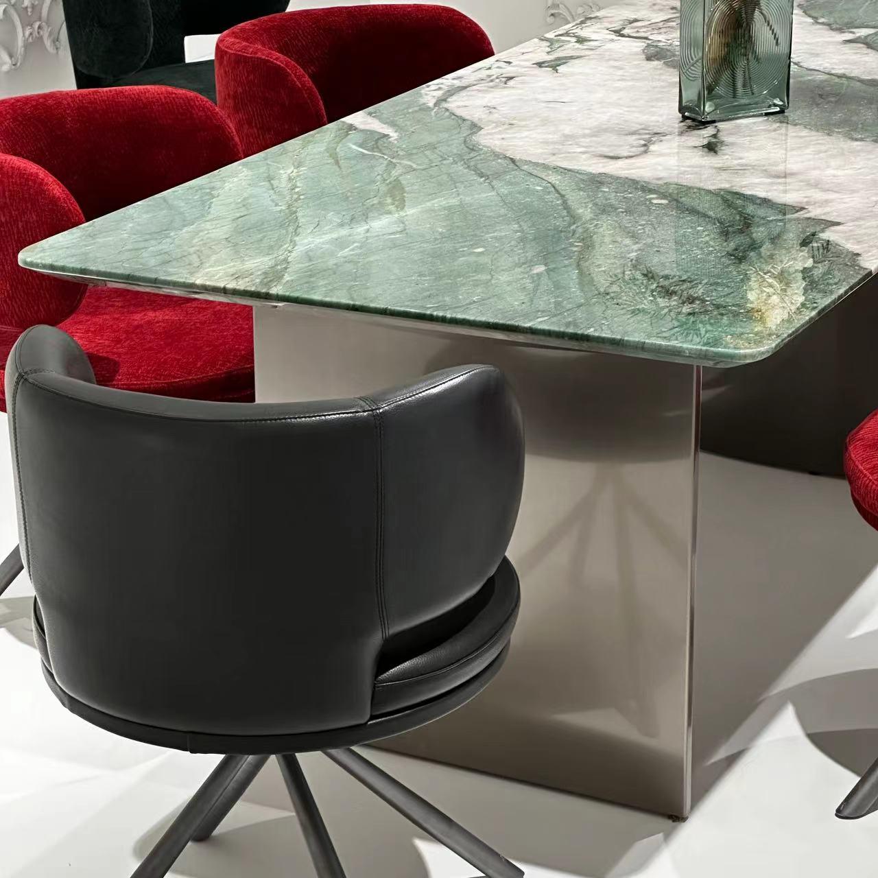 Marbella Natural Marble Dining Table-LUX CASA – LUXCASA