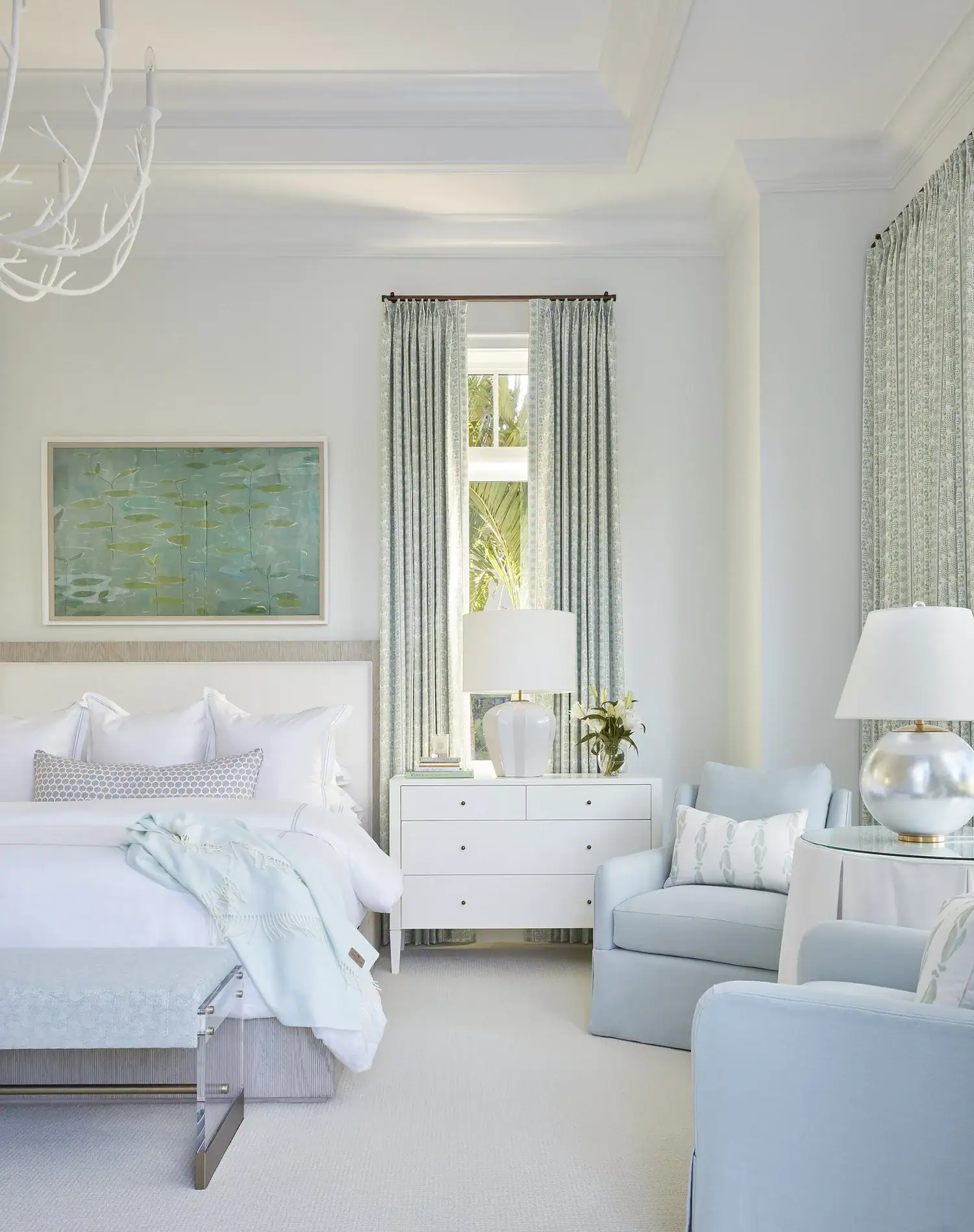 Modern Coastal Bedroom Design Story - A Blissful Nest