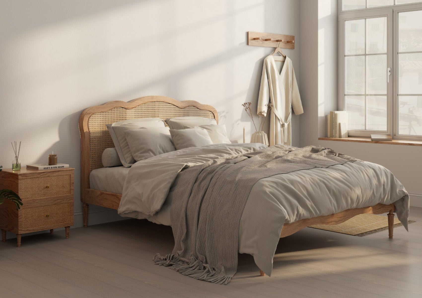 Natural Wood and Warm Tones: Tips for Creating a Cosy Bedroom Aestheti – Time4Sleep