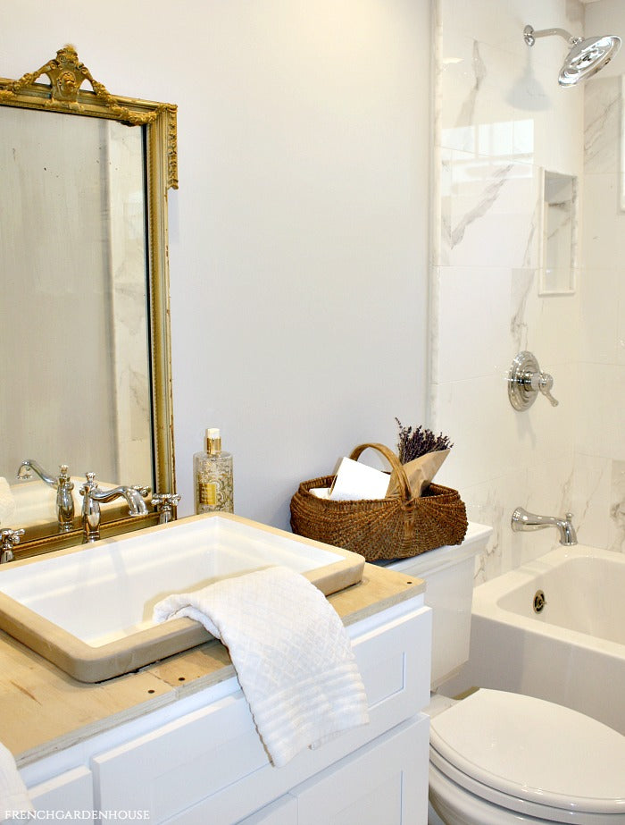 OUR GUEST BATHROOM REVEAL! - frenchgardenhouse